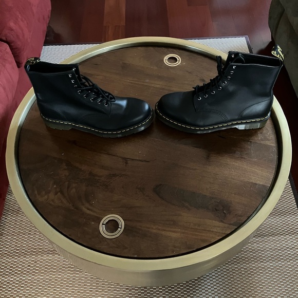 Dr. Martens Air Wair Unisex 1460 Smooth Leather Lace Up Boots 11822002 Men’s 13 - Picture 2 of 8